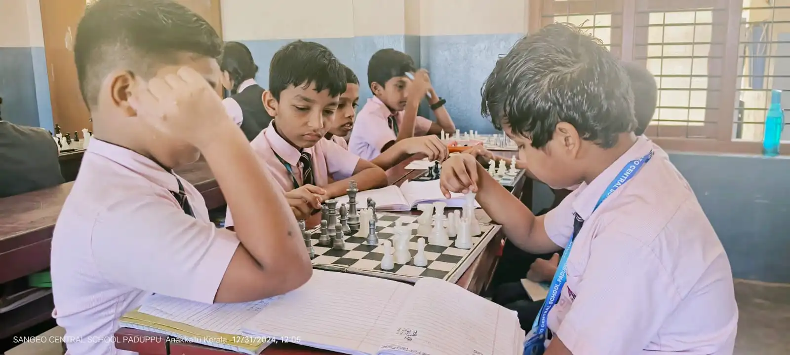 Sangeo Central School Paduppu activities Chess